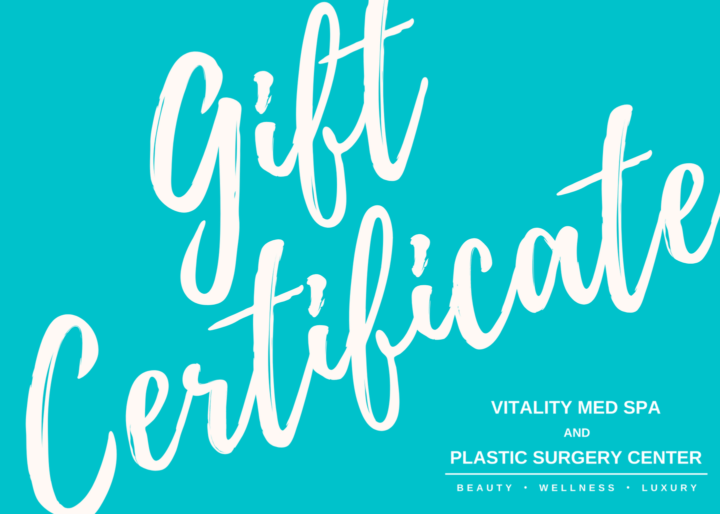 Vitality Med Spa Gift Card